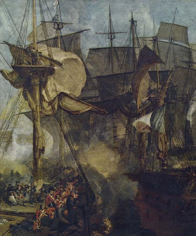 Battle wide Trafalgar, unknow artist
